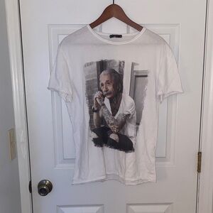 White Graphic T-Shirt from Italy